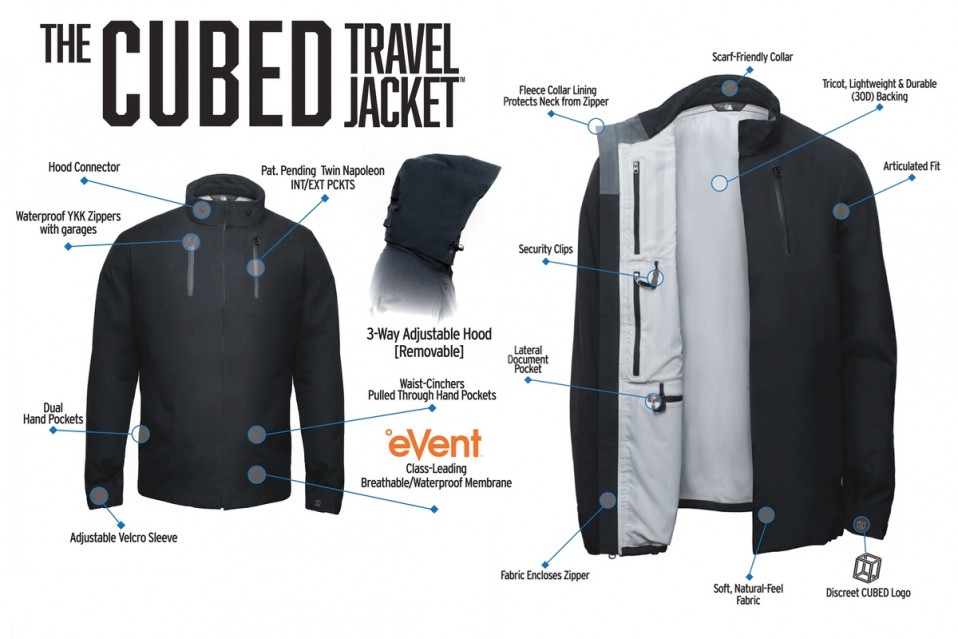 The Cubed Travel Jacket | RECOIL