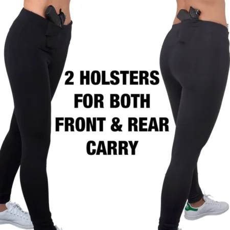 Women's Concealed Carry Original Leggings Crop Length 3 Pack